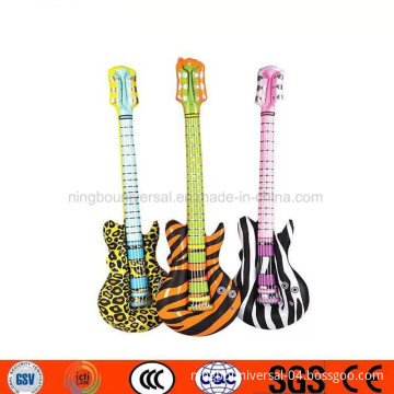 Advertising Logo Printed Inflatable Musical Instruments Guitar Toys for Party Decoration